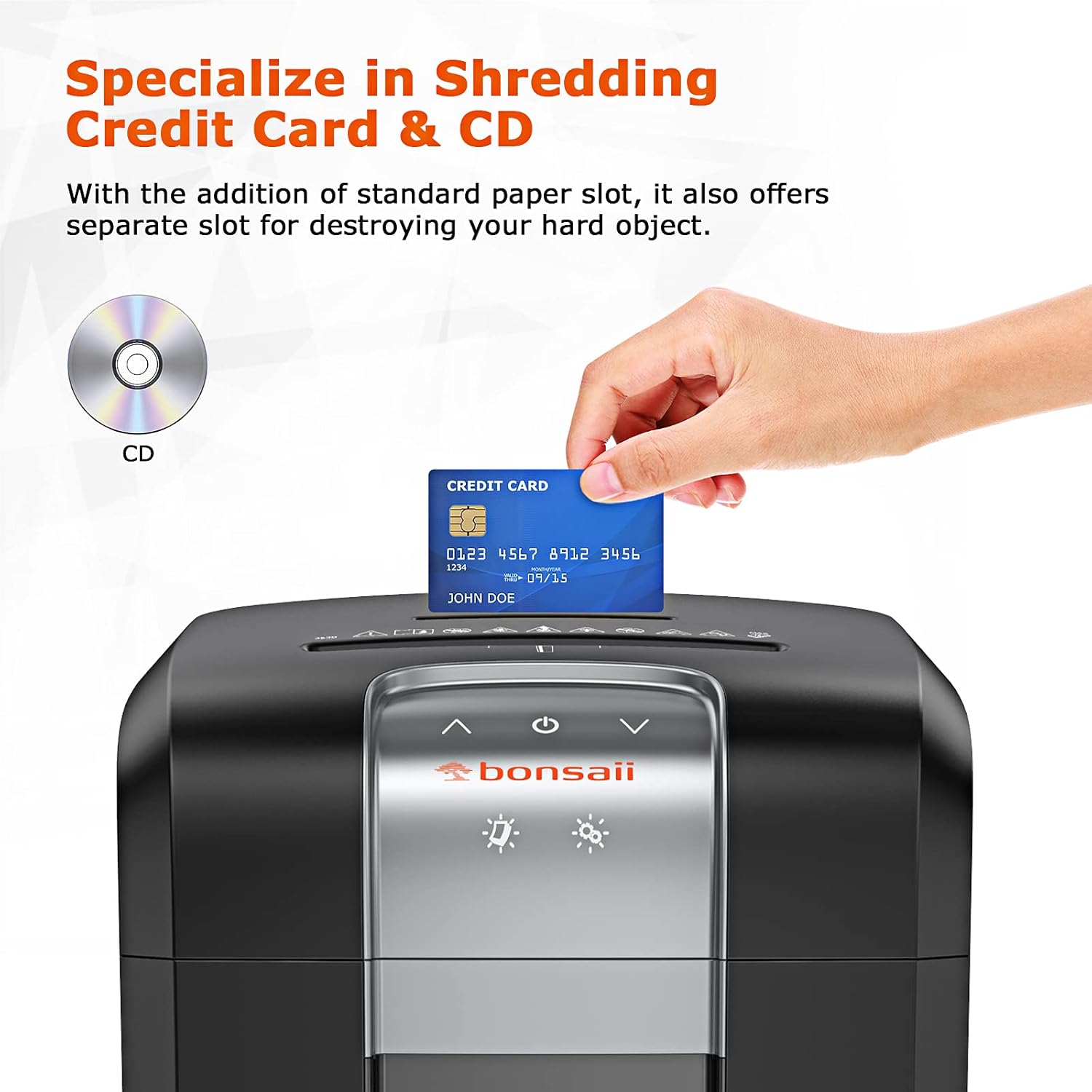 Black 18-Sheet Cross-Cut Paper Shredder with 7.9 Gallons Pullout Wastebasket H921