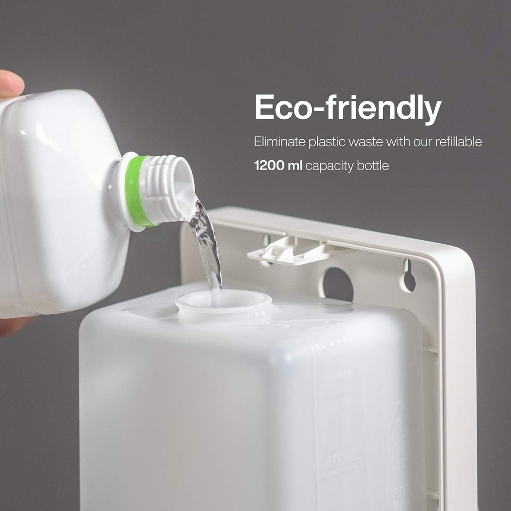 10 Pack Touchless Automatic Hand Sanitizer Dispenser with 1200ml Bottle B90091