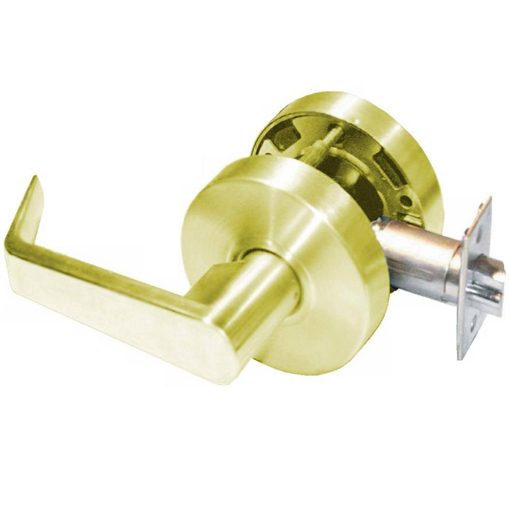 Bright Brass Passage Door Lever Set Z610