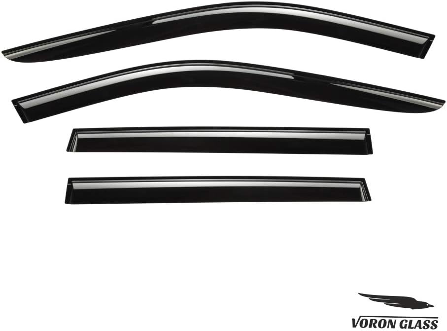 Glass Tape-on Rain Guards for Toyota RAV4 SUV, 4 Pieces U618768