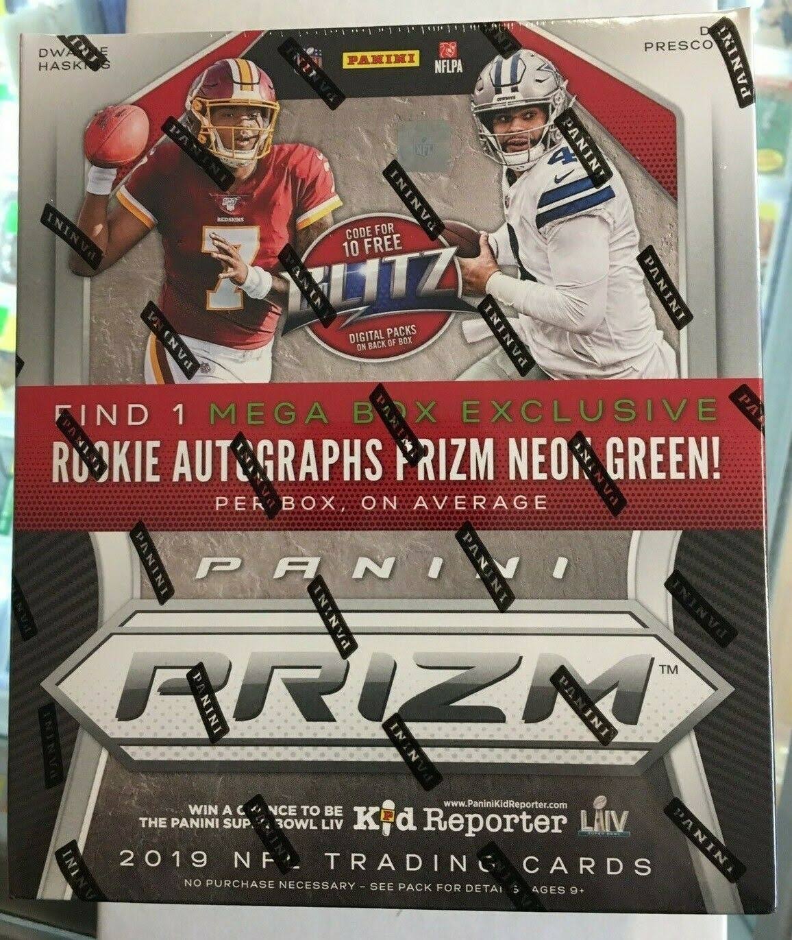 Football Retail Mega Box Factory Sealed 10 Packs H93347
