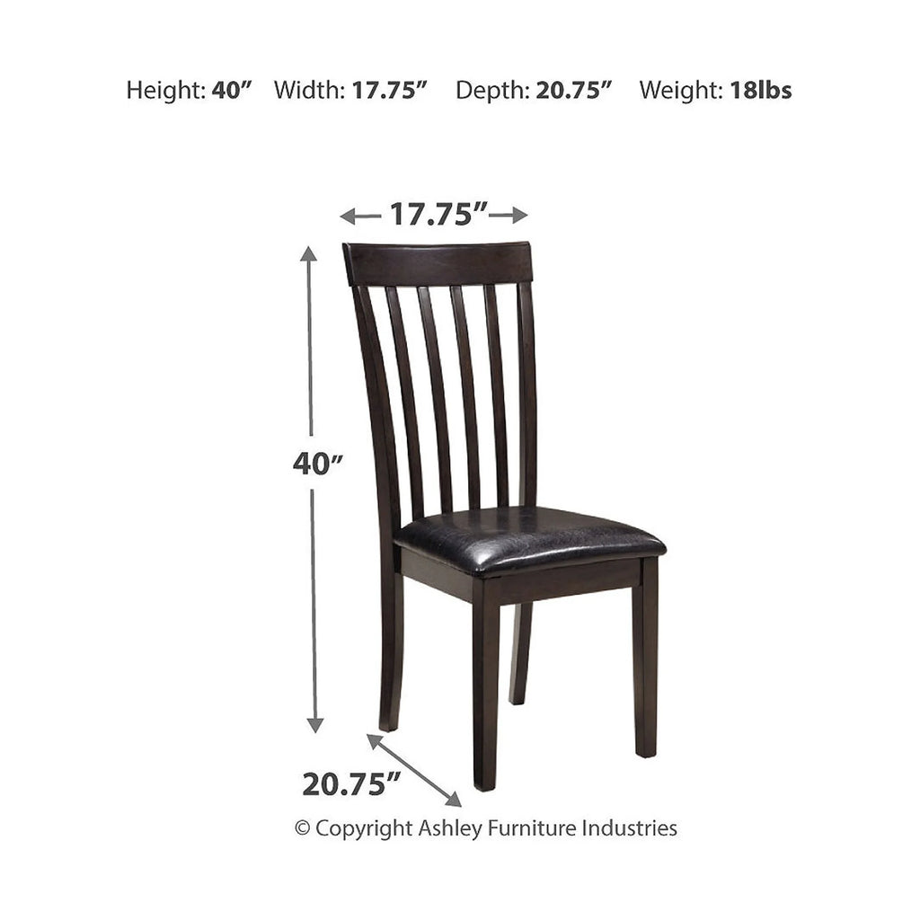 Dark Brown Dining Room Chair, Set of 2 X2332