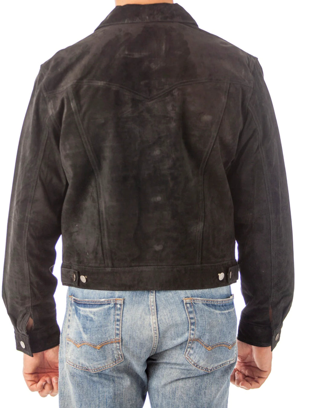 Suede Leather Shirt Jacket (2XL, CAMEL) Y325
