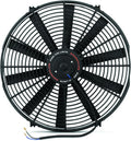 Slim Electric Fan 16" Black H875