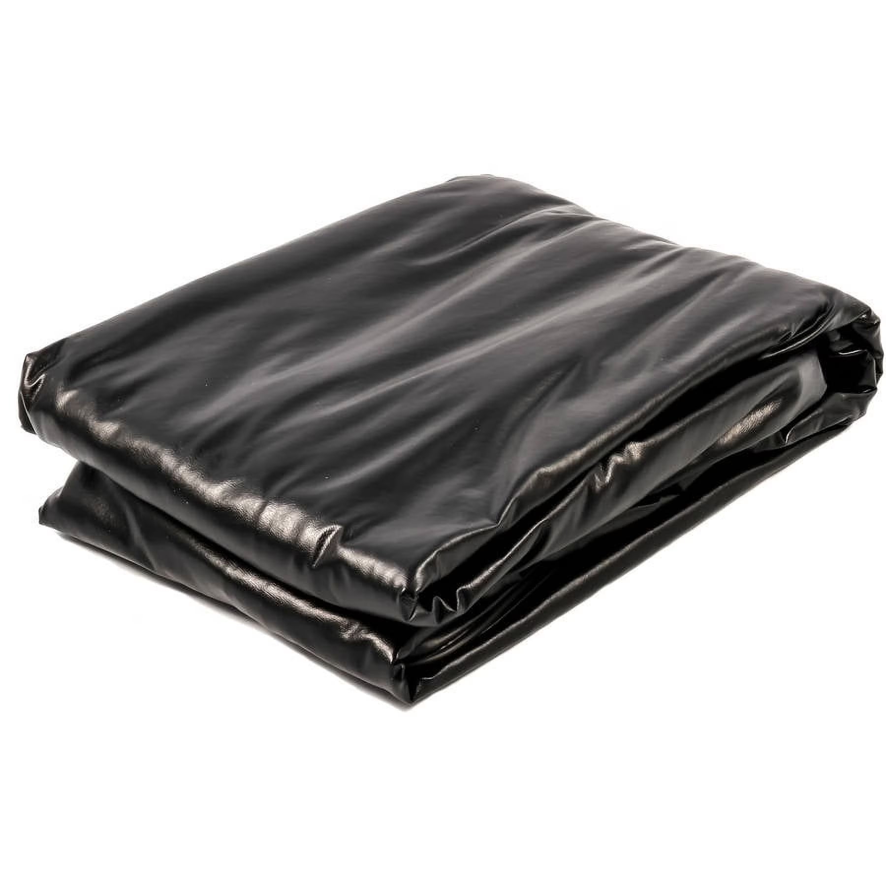 Black Heavy-Duty Vinyl AC Cover with Locking Draw Cord U28210
