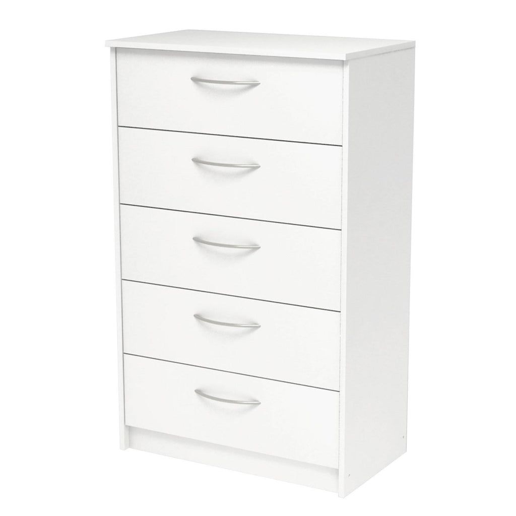 Antique White 5-Drawer Chest Q789735