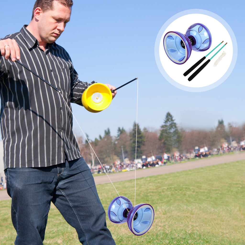 Plastic Diabolo 1 Set Chinese Yoyo Juggling Toy K446