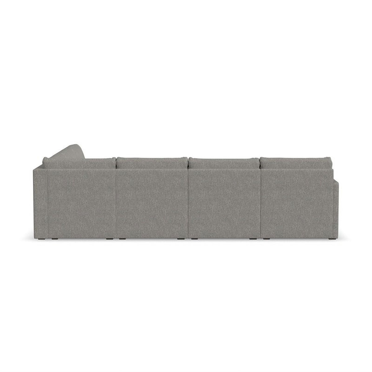 Gray 6 Seat Sectional with Performance Fabric A56521
