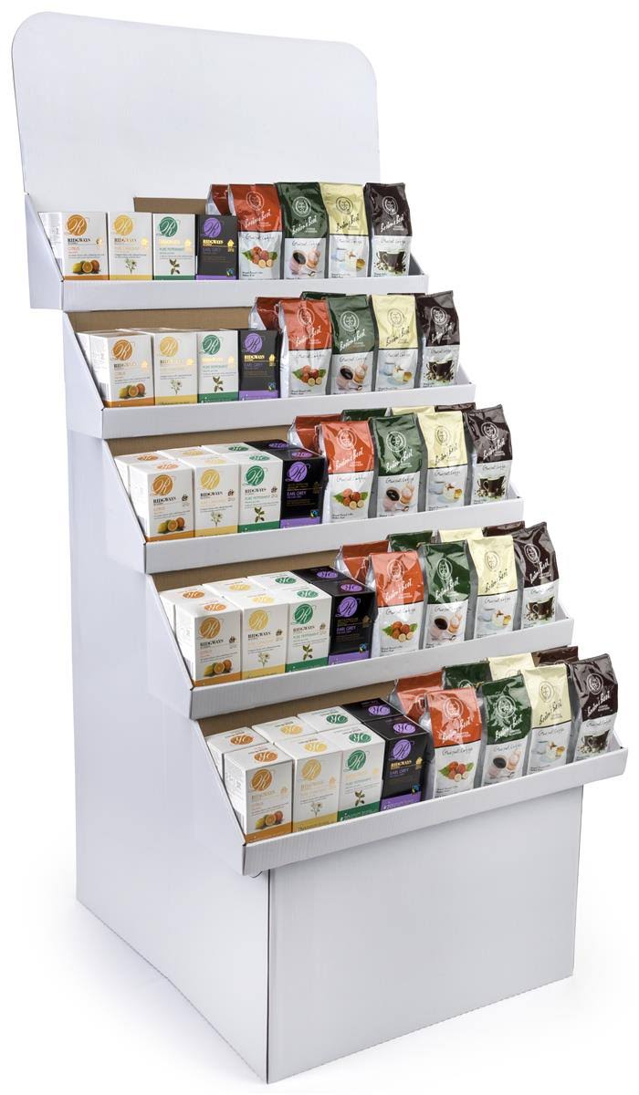 5-Tiered Cardboard Merchandising Rack L272811
