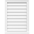 PVC Gable Vent with Brickmould J3903