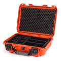 Orange Waterproof Hard Case with Padded Dividers J657203