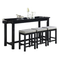 Black Counter Height Dining Set X3703