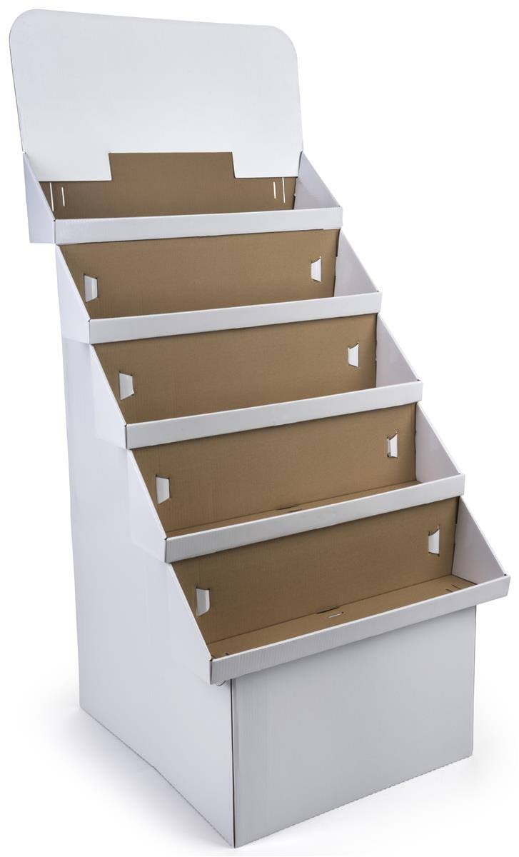 5-Tiered Cardboard Merchandising Rack L272811