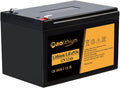 12V 12Ah LiFePO4 Deep Cycle Rechargeable Battery with Built-in BMS and F2 Terminal X5666
