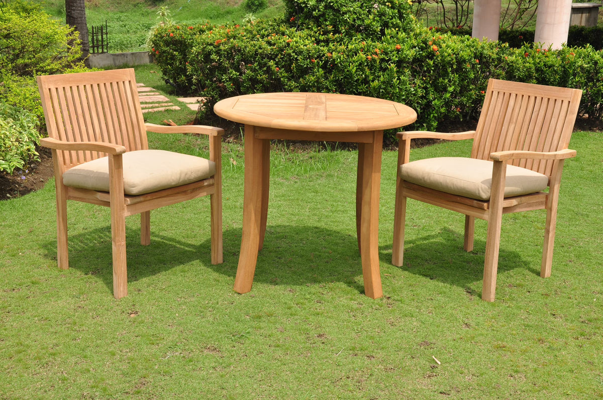 Teak 3 Pc Outdoor Dining Set T1059