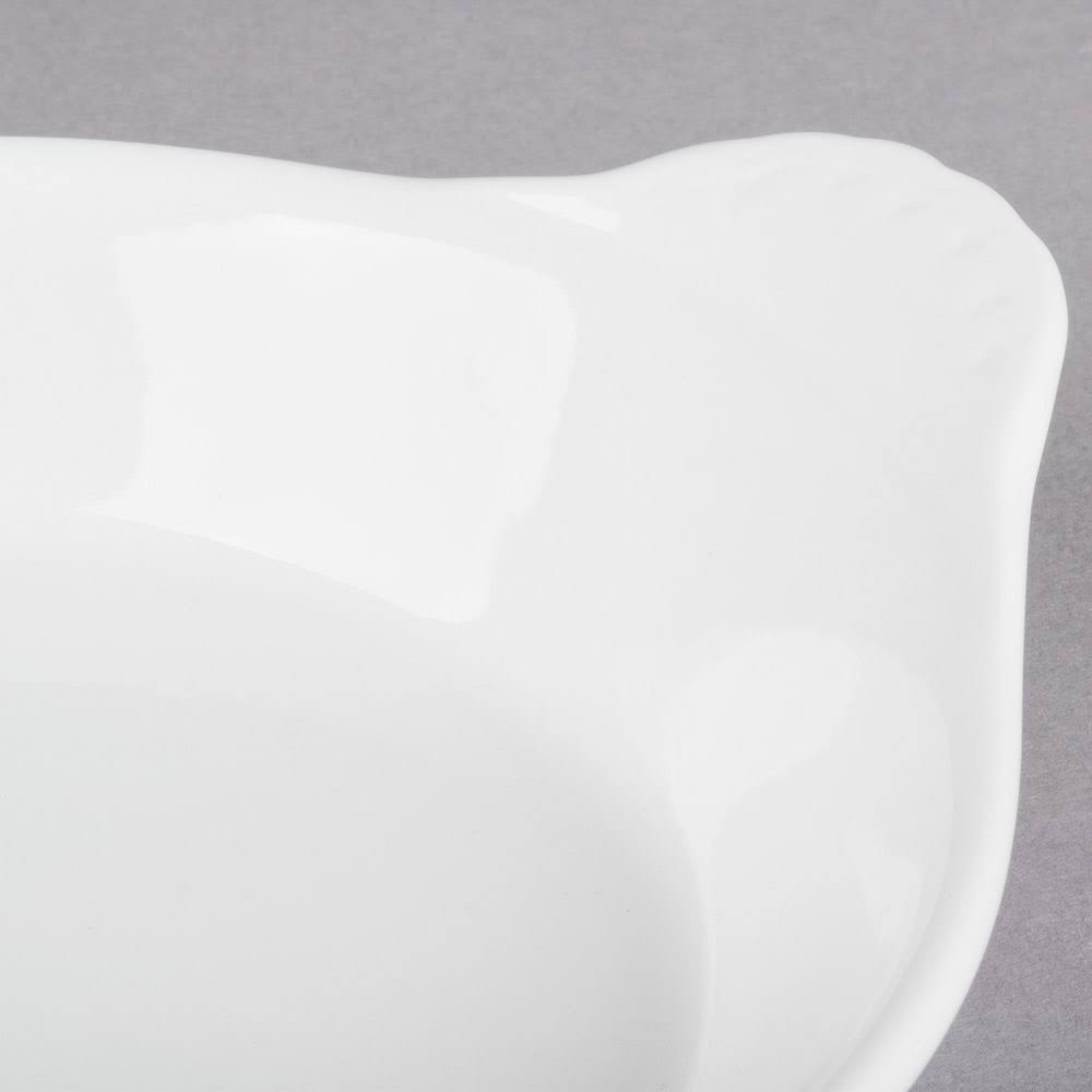 12 oz. Bone White Stoneware Shirred Egg Dish - 36/Case T291