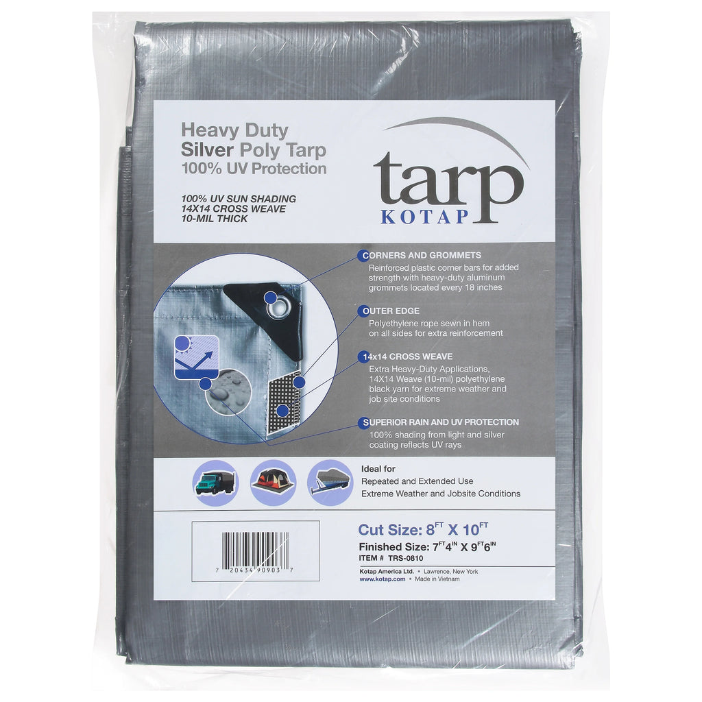 Silver Poly Tarp Z461