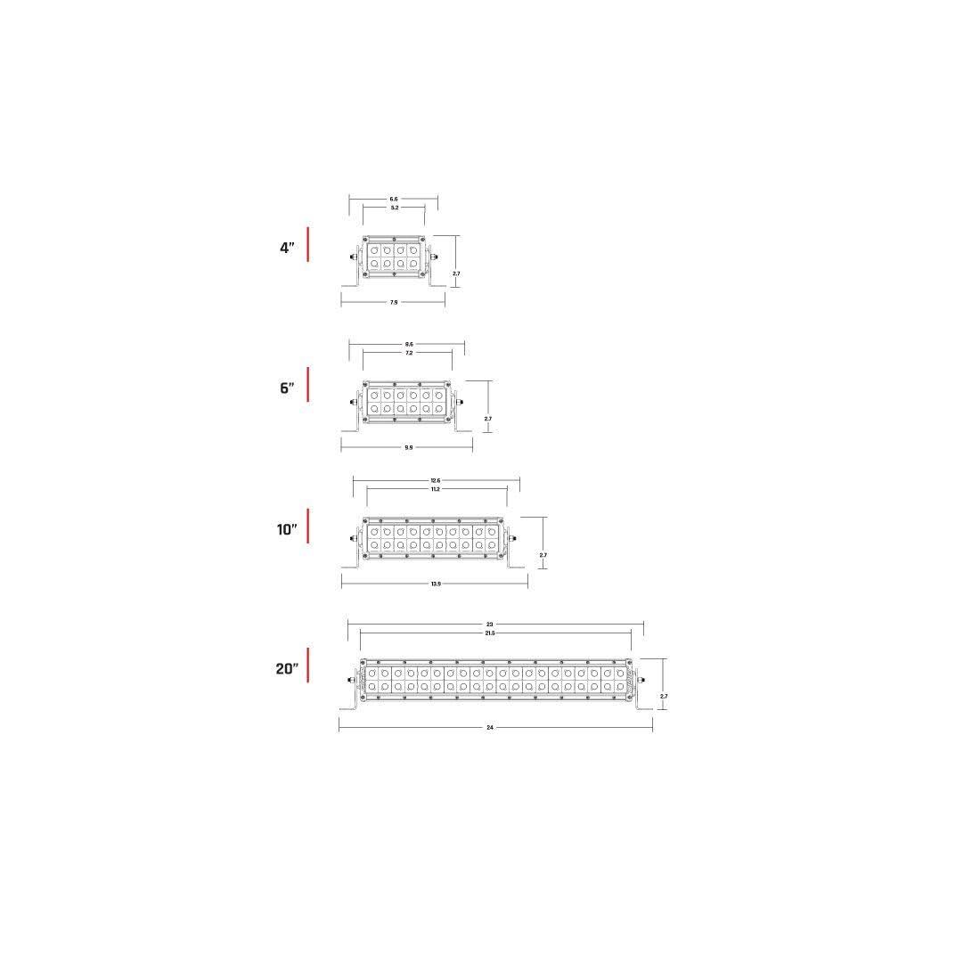 E-Series 10x22 Spot/Flood Combo Light K60199