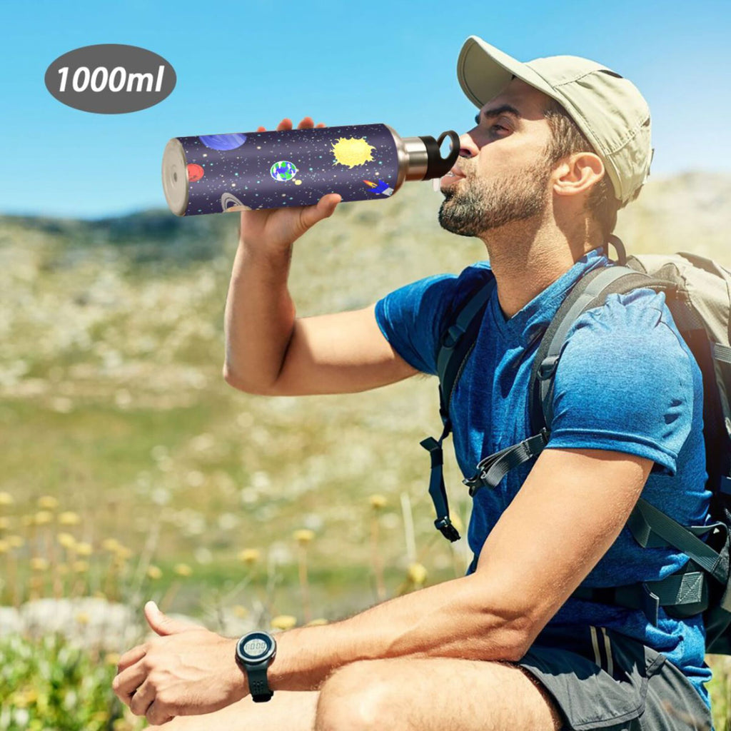 20 OZ Stainless Steel Water Bottle with Straw Lid O6120
