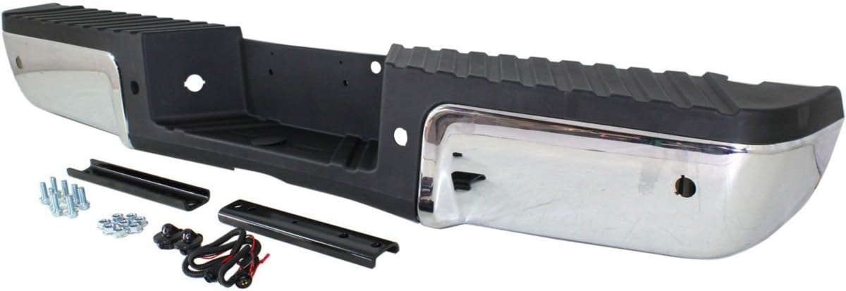 Steel Chrome Rear Step Bumper Assembly for 2008-2012 Ford F250 & F350 Super Duty J748