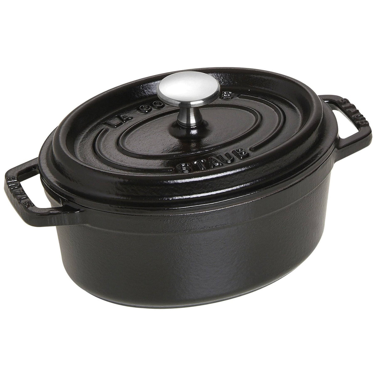 Cast Iron 1 qt. Oval Cocotte Graphite Grey R804