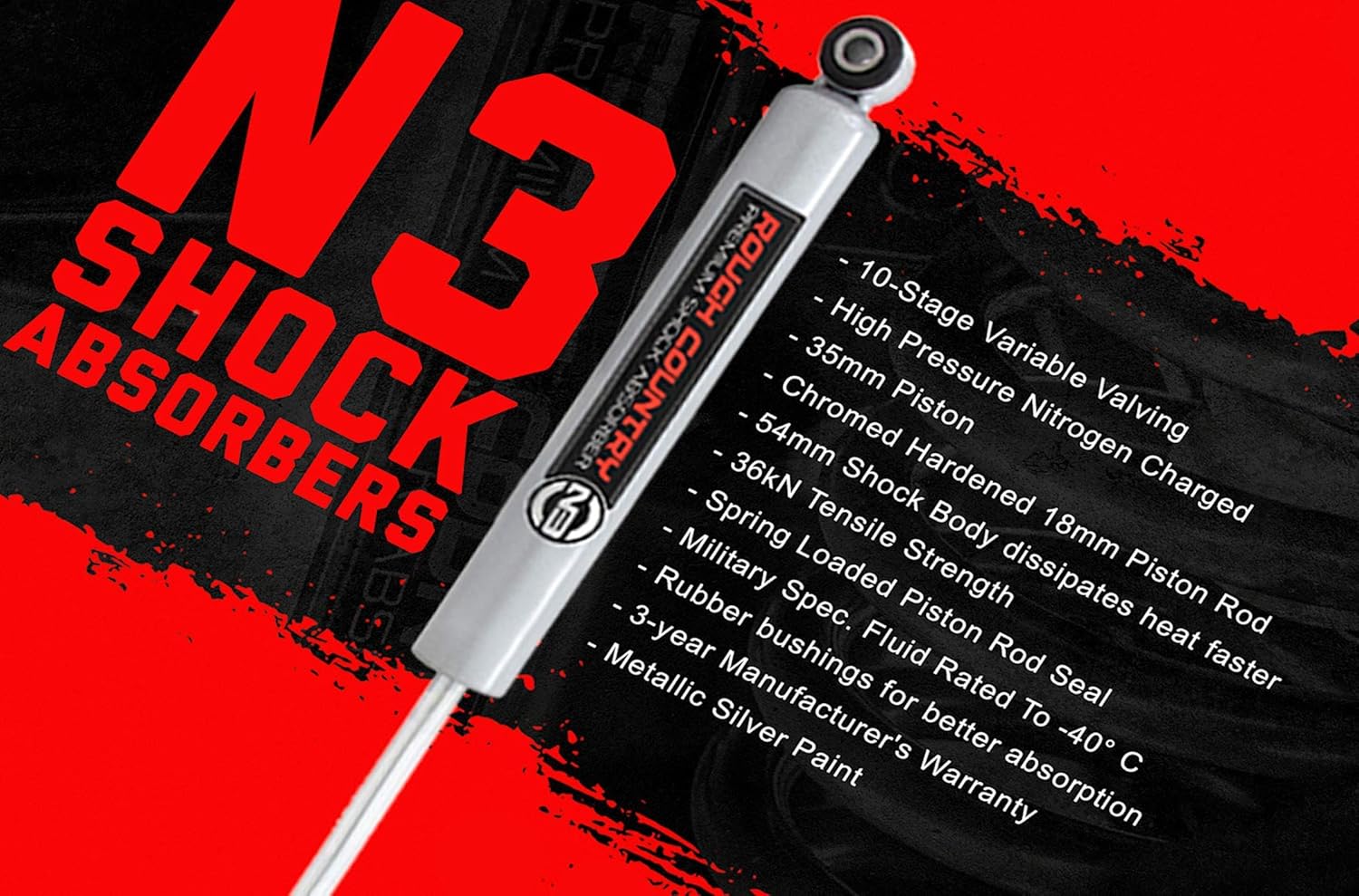 3" Lift Kit for Chevy Silverado Suburban GMC Sierra Yukon XL 2500/3500HD with N3 Shocks I848479