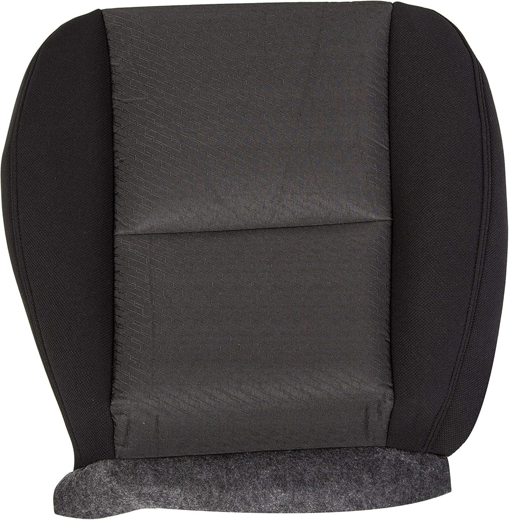 Cloth Bottom Replacement Seat Cover Bucket Front Left Driver Black Compatible with 2010-2014 Cadillac Chevrolet Chevy GMC Pack of 2 Q27540