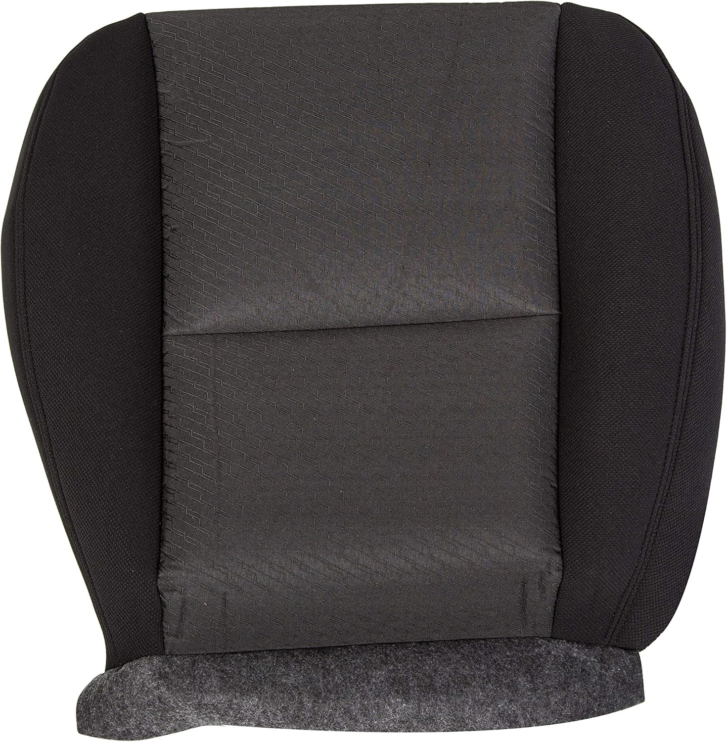 Cloth Bottom Replacement Seat Cover Bucket Front Left Driver Black Compatible with 2010-2014 Cadillac Chevrolet Chevy GMC Pack of 2 Q27540