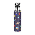 20 OZ Stainless Steel Water Bottle with Straw Lid O6120