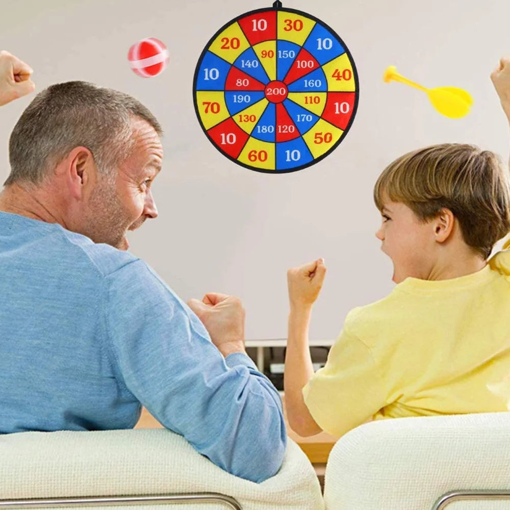 Large Fabric Dartboard with 6 Sticky Balls and a Hook Y33693
