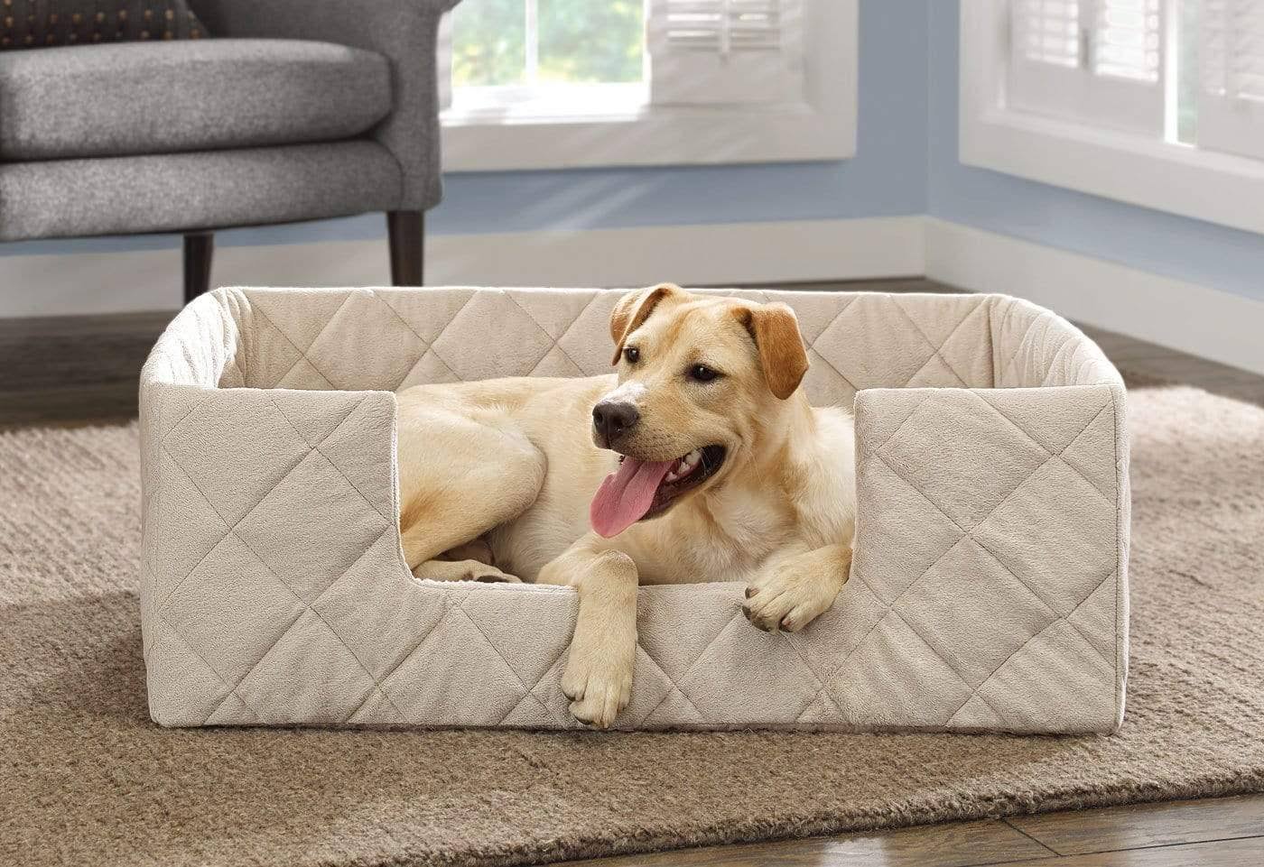 Large Blue Orthopedic Pet Bed Q393