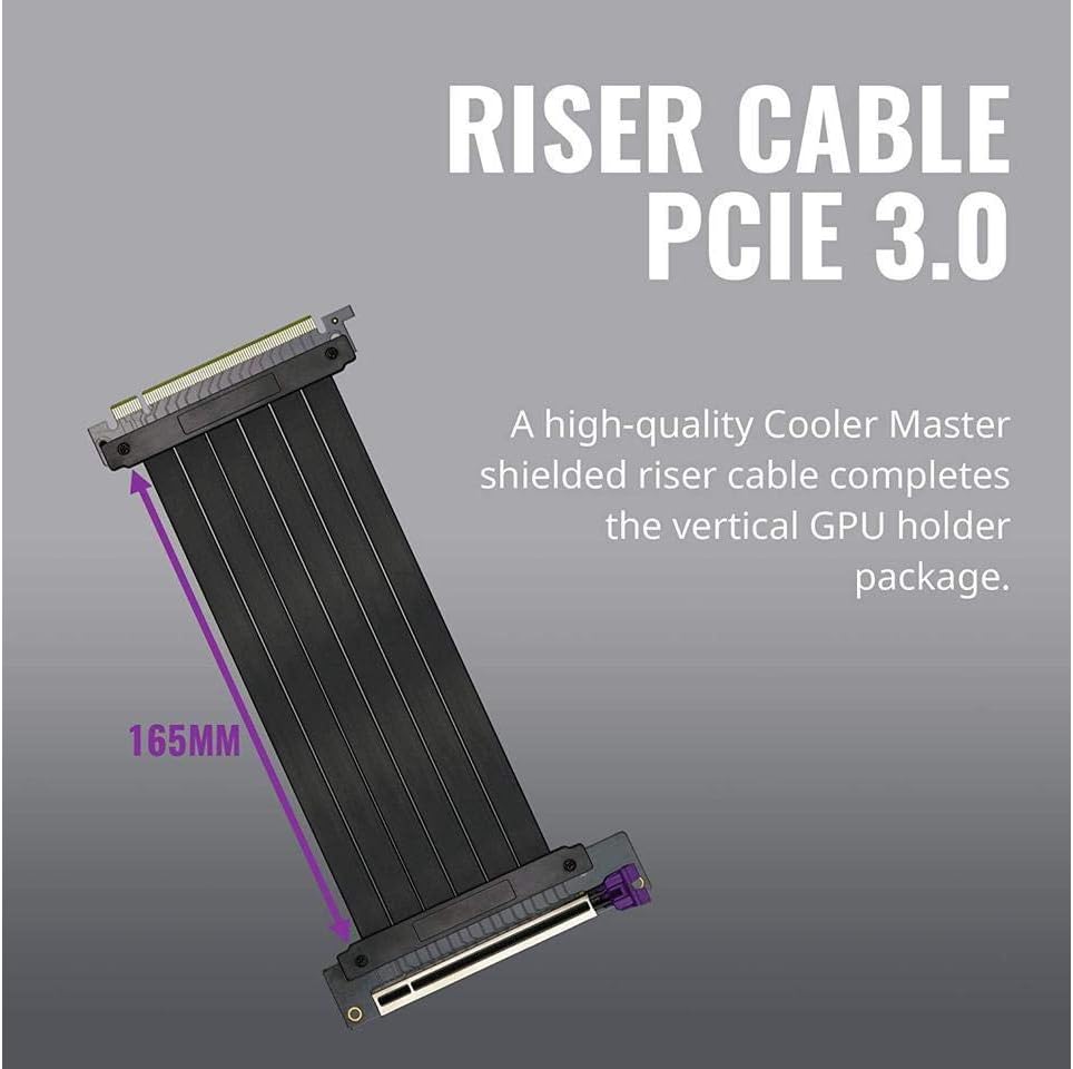 Vertical Graphics Card Holder Kit with 6.5in Riser Cable K1207