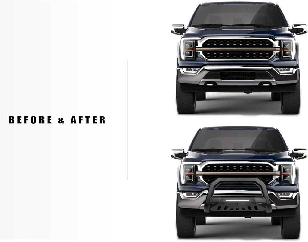 Matte Black LED Bull Bar D938909