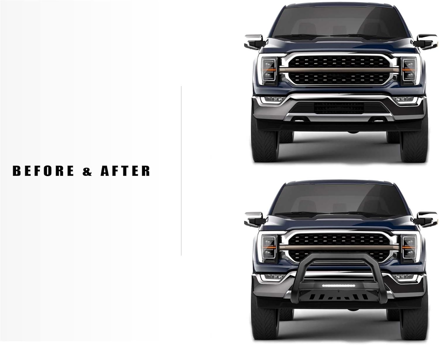 Matte Black LED Bull Bar D938909