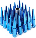 24 Pcs Blue Spike Lug Nuts with Key R22356