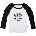 Long Black Raglan T-shirt E1862