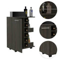 Espresso/Carbon Bar Cart N8767