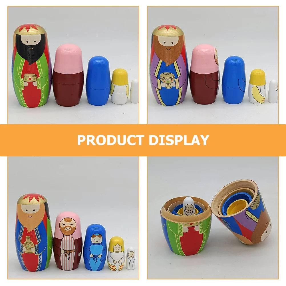 Painted Stacking Dolls S291