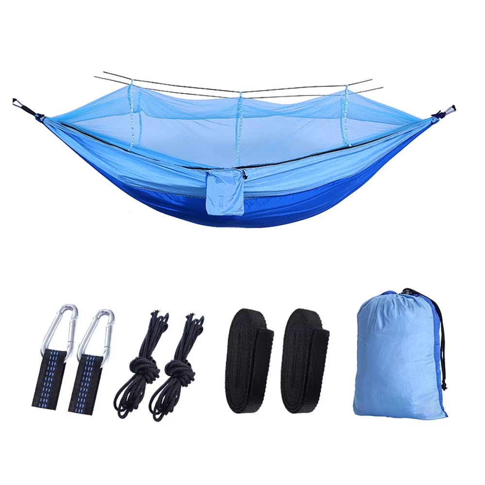 Quick-Opening Hammock with Mosquito Net Portable Nylon X3261