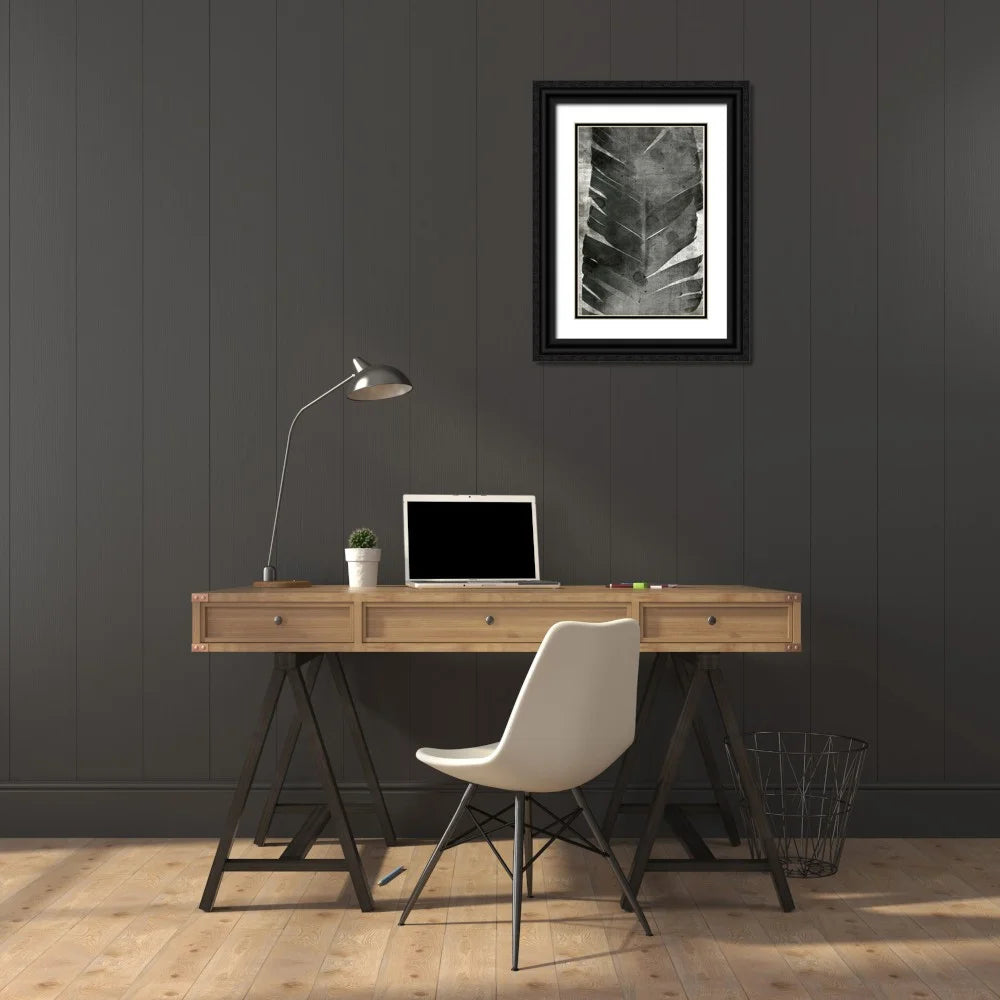 Black Ornate Wood Framed Museum Art Print H51084