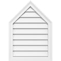 Peaked Top Surface Mount PVC Gable Vent H207