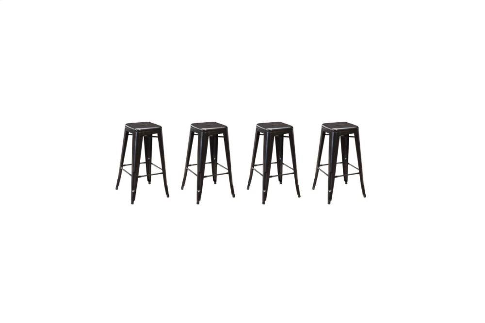 26 Barstool Set of 4 Gray H194
