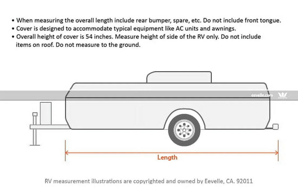 Gray Pop Up Camper Cover C227036