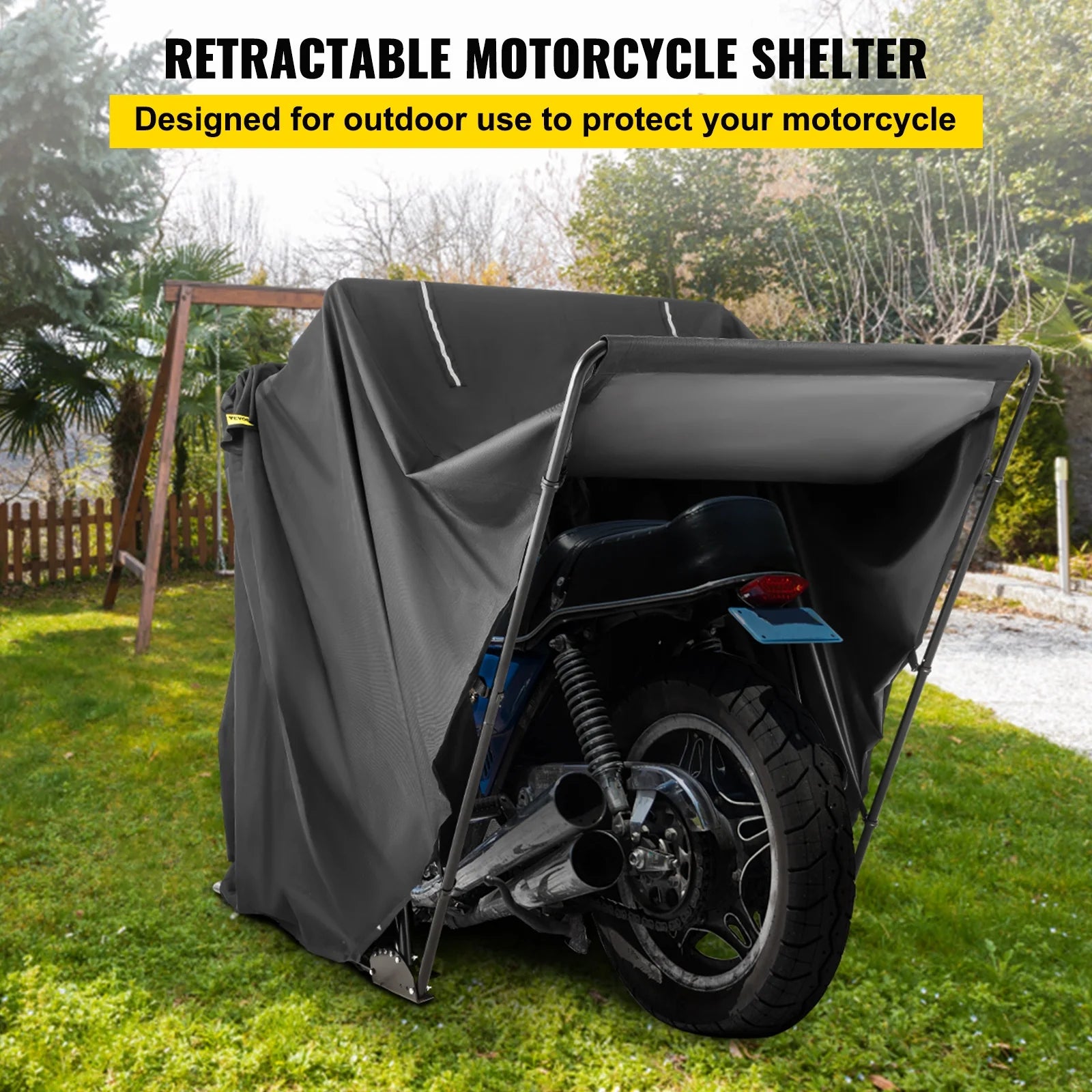 Portable Waterproof Motorcycle Storage Shed C292197