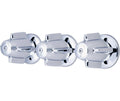 Triple Wall Mounted Canopy Handle Valves I7515