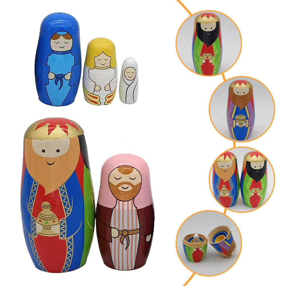 Painted Stacking Dolls S291