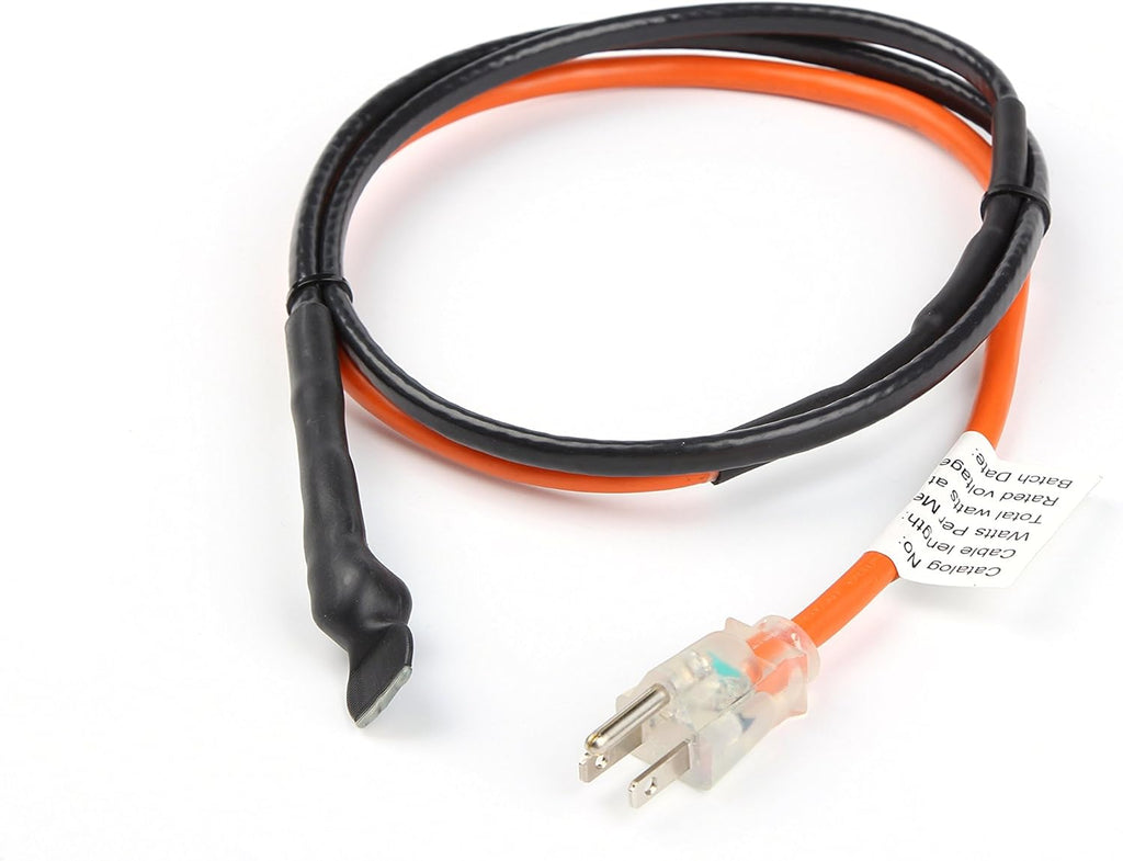 60-feet Pipe Heating Cable with Built-in Thermostat A449
