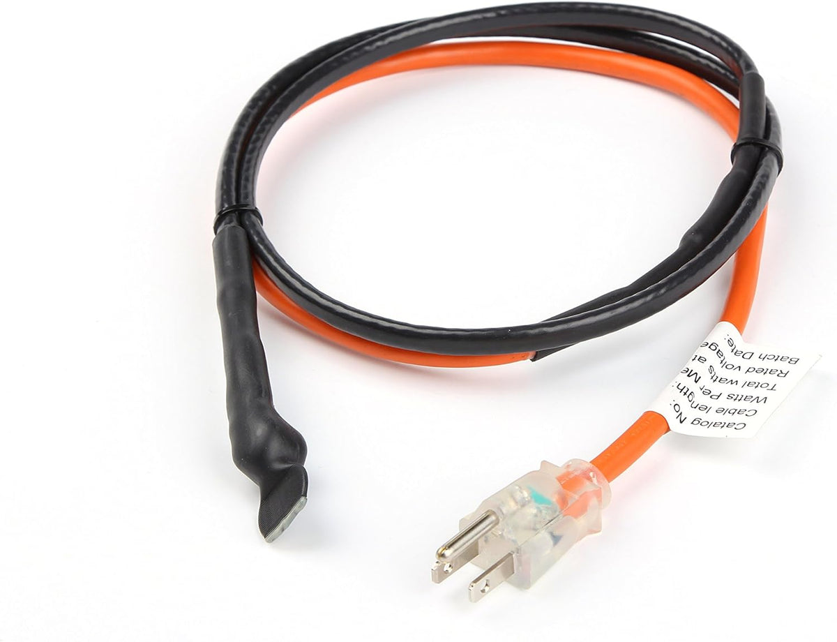 60-feet Pipe Heating Cable with Built-in Thermostat A449