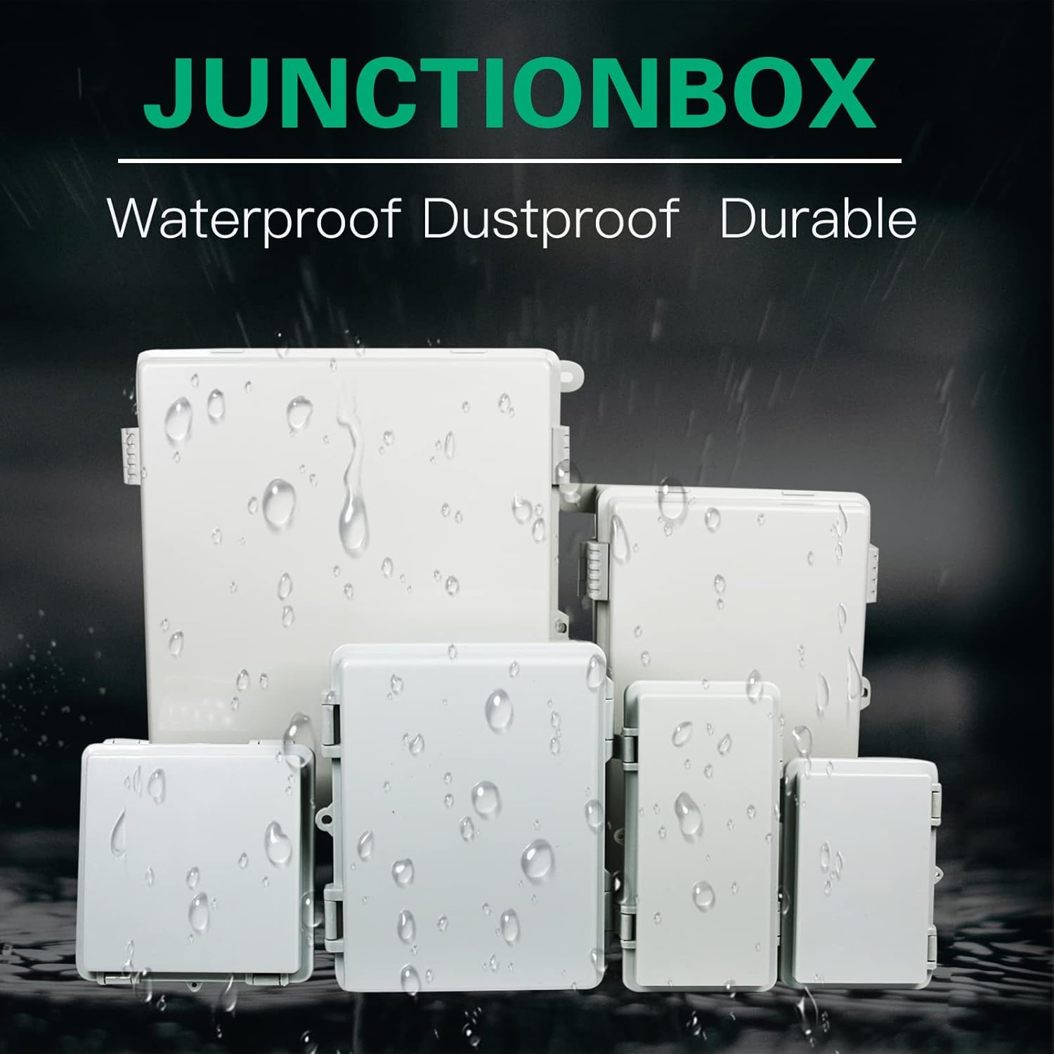 ABS Plastic IP65 Junction Box with Lock (15.7"x11.8"x7") T32741