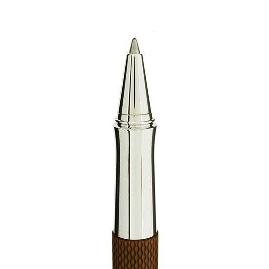 Cognac Guilloche Rollerball Pen S25580
